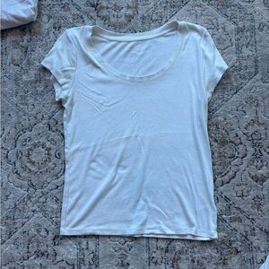 A New Day White Cap Sleeve T-Shirt